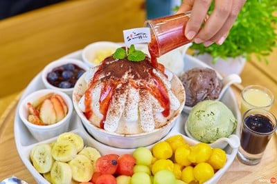 เมนูของร้าน Snow Hill Bingsu