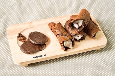 โกโก้โตเกียวไส้เผือก
*Cacao Soft Waffle with Taro