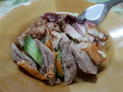 เป็ด หมูกรอบ กุนเชียง สับ