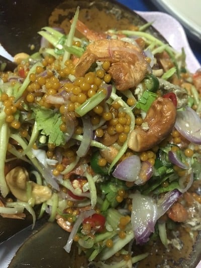 ยำไข่แมงดาทะเล ยำไข่แมงดาทะเล