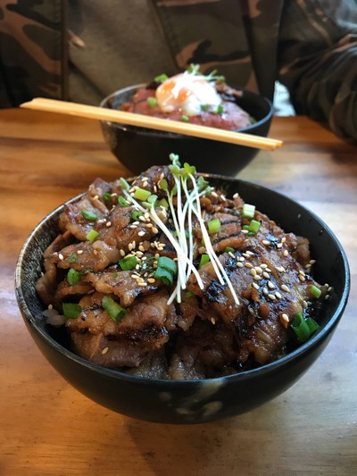 Grilled Pork rice bowl