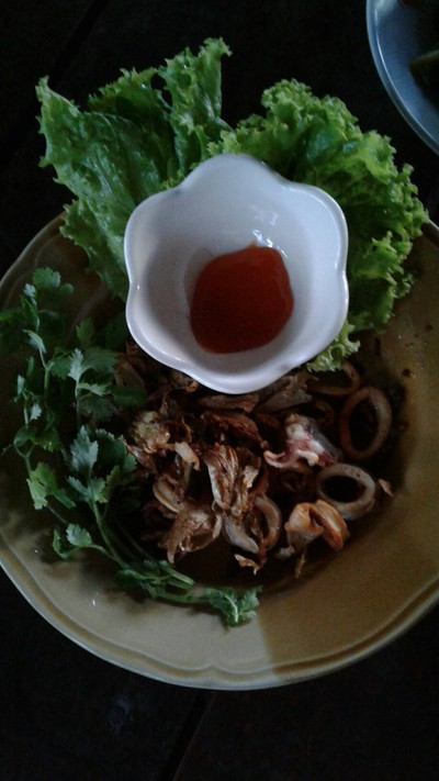 ปลาหมึกแดดเดียว