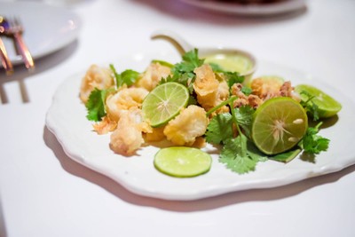 ปลาหมึกทอดสไตล์อิตาเลี่ยน