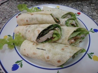 วิธีทำ Chicken Wrap