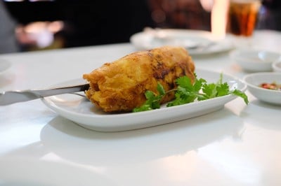 เมนูของร้าน เจ๊ไฝ ประตูผี