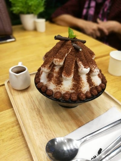 เมนูของร้าน Snow Hill Bingsu