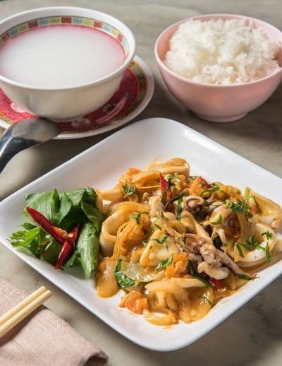 เมนูของร้าน เชี่ยวชาญพานิช(ข้าวต้มเทเวศร์)  เทเวศร์