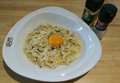 Spaghetti Alfredo Onsen