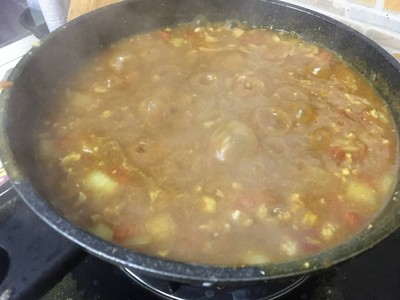 วิธีทำ ก๋วยเตี๋ยวหมูสับผงกะหรี่