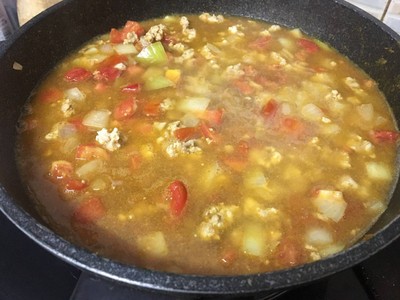 วิธีทำ ก๋วยเตี๋ยวหมูสับผงกะหรี่