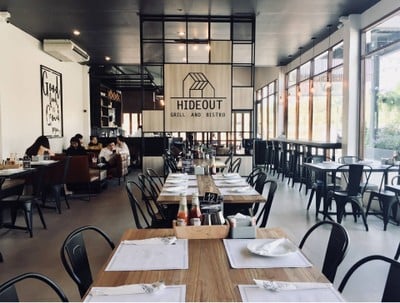 บรรยากาศ Hideout Grill & Bistro Khonkaen
