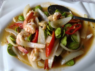 ผัดสะตอกุ้ง