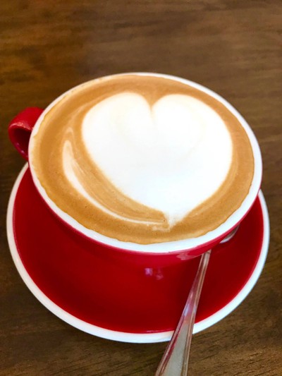 ลาเต้ร้อน