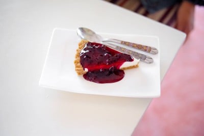 บลูเบอรี่ชีสพาย