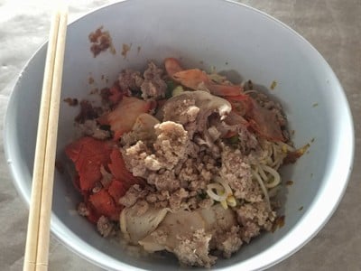 บะหมี่เกี๊ยวน้ำ และแห้ง
