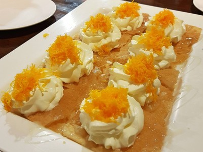 โรตีทิชชู่ วิปครีม-ฝอยทอง