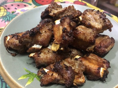 วิธีทำ ซี่โครงหมูกระเทียมพริกไท
