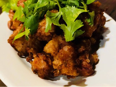 แหนมไก่ทอด