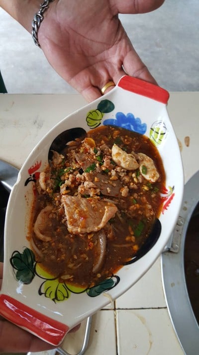 เมนูของร้าน ก๋วยเตี๋ยวเรืออยุธยาเศรษฐีเรือทอง สาขาแบริ่ง32  สุขุมวิท107