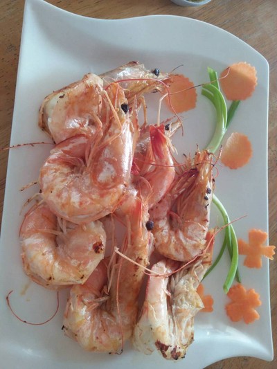 กุ้งเผา
