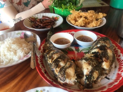 ปลาช่อนเผา