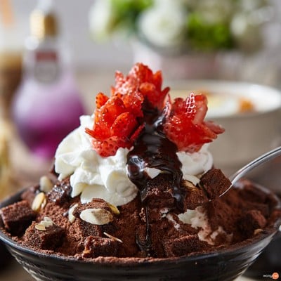 เมนูของร้าน HANBINGO เอ็มควอเทียร์