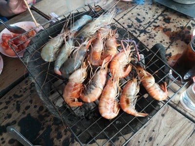 เมนูของร้าน เฉินหลงกุ้งย่าง