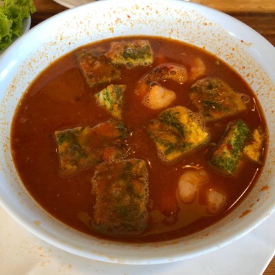 แกงชะอมกุ้ง