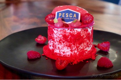 Floating Island Raspberry