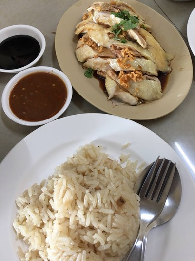 ข้าวมัน + ไก่สับ