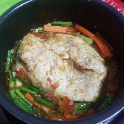 วิธีทำ อกไก่อบซอสมะเขือเทศ