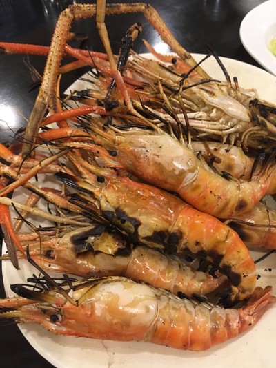 กุ้งเผา 1 โล