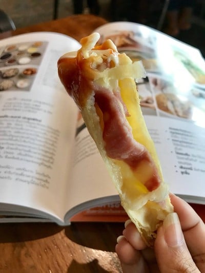 ปอเปี๊ยะแฮมชีส