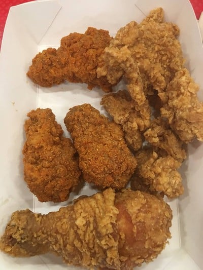 ไก่ทอด hot and spicy