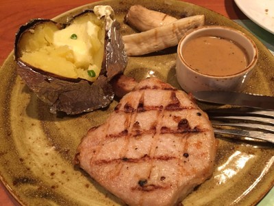 Pork Loin + มันอบ