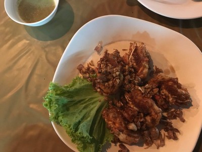 กุ้งทอดกระเทียม
