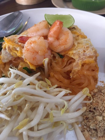 ผัดไทยมันกุ้ง