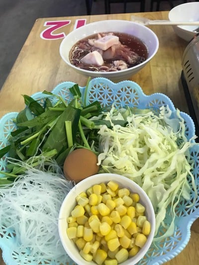 เมนูของร้าน อาเฮีย หมูกระทะทอง
