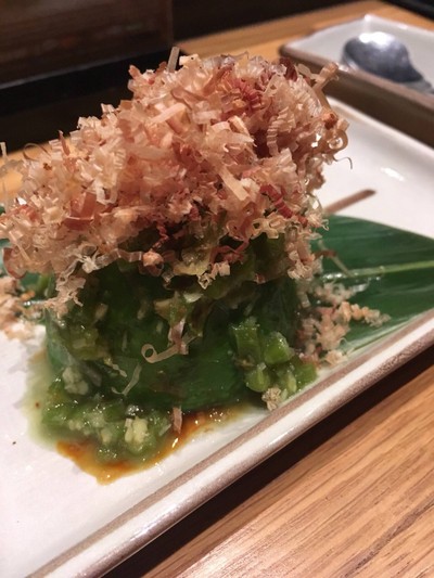 Avocado ย่างกับซอสวาซาบิ