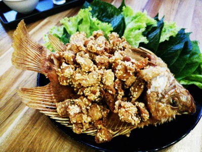 เมี่ยงปลาทับทิม