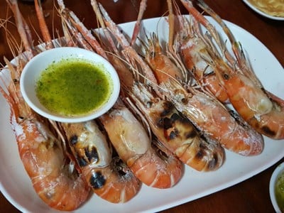 กุ้งเผาเกลือ