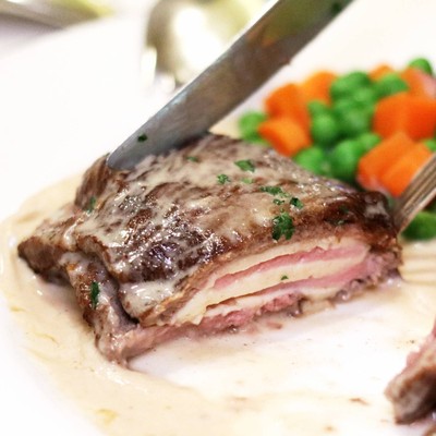 L’ escalope de veau Cordon Bleu ou Monte Carlo