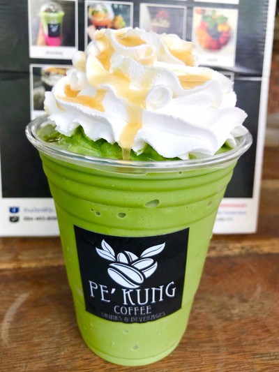 ชาเขียวมัทฉะปั่น+วิปปิ้ง 60-