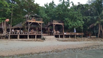 ร้านไม้ๆสวยมาก มุมชม sunset