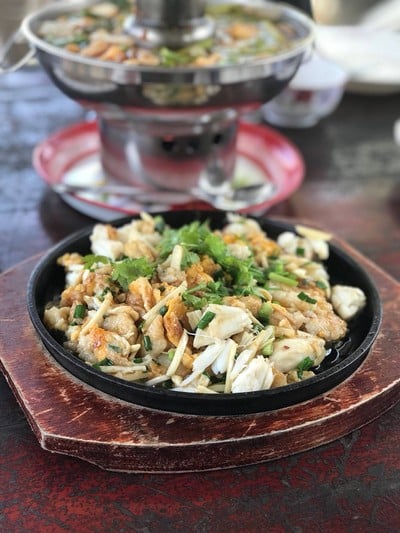 เมนูของร้าน ครัวป้าเฉลียว ชะอำ