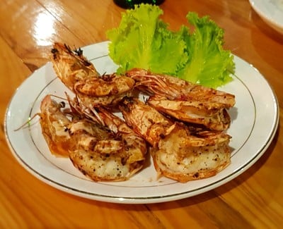 กุ้งลายเสือย่าง