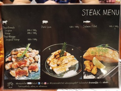 ป้ายราคาหรือสมุดเมนู