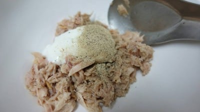 วิธีทำ แซนวิชโฮลวีททูน่า ผอมๆหน่อย