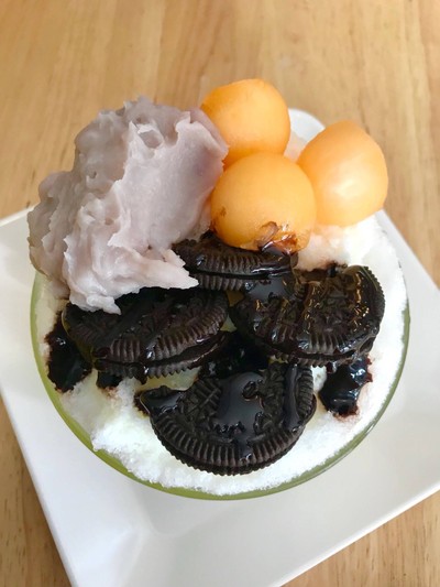 สูตรนมหอมหวาน โอริโอ้ เผือก แคนตาลูป