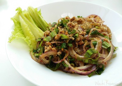 ลาบวุ้นเส้นหมูสับ